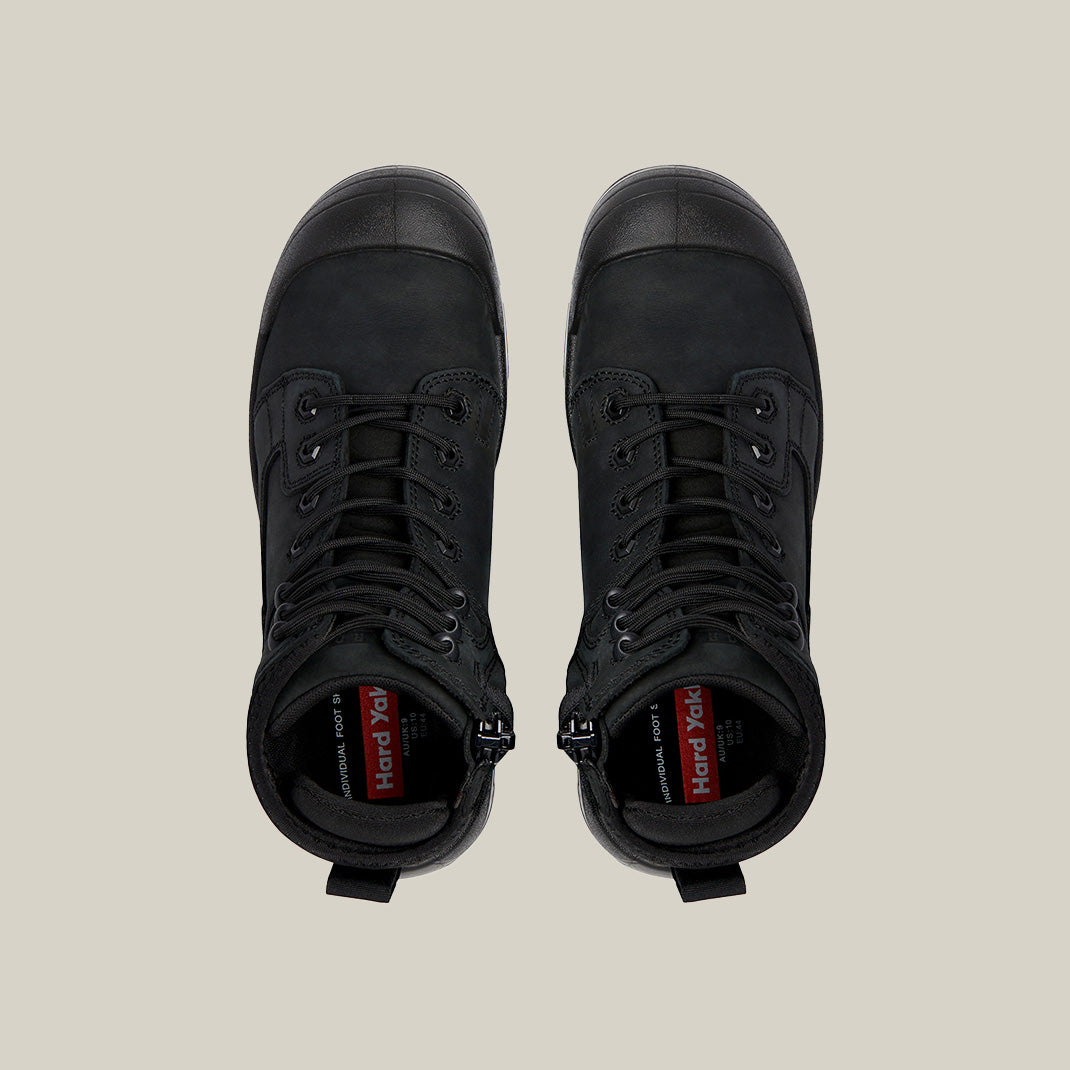 Hard Yakka Legend PR Men's Composite Toe Electrical Hazard Puncture-Resisting Side Zip Work Hiker