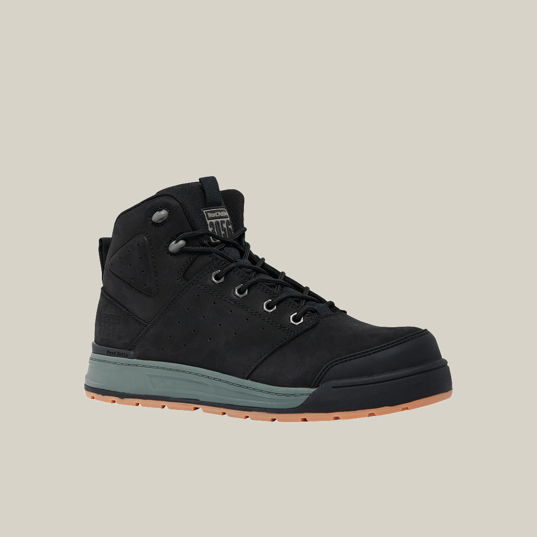 Hard Yakka 3056 INT Men's Composite Toe Static-Dissipative Puncture-Resisting Side Zip Work Hiker