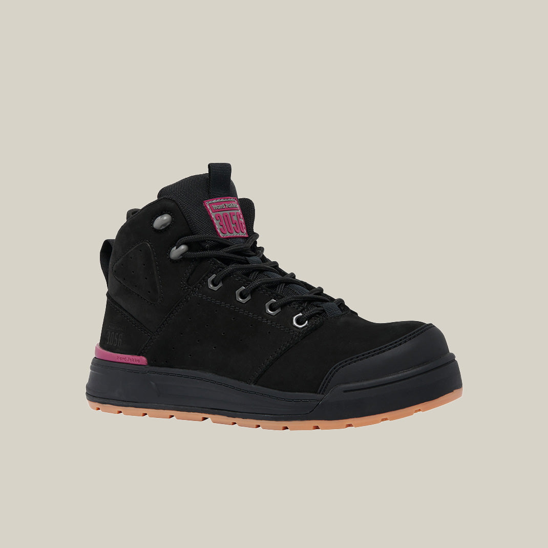 Hard Yakka 3056 INT Women's Composite Toe Static-Dissipative Puncture-Resisting Side Zip Work Hiker