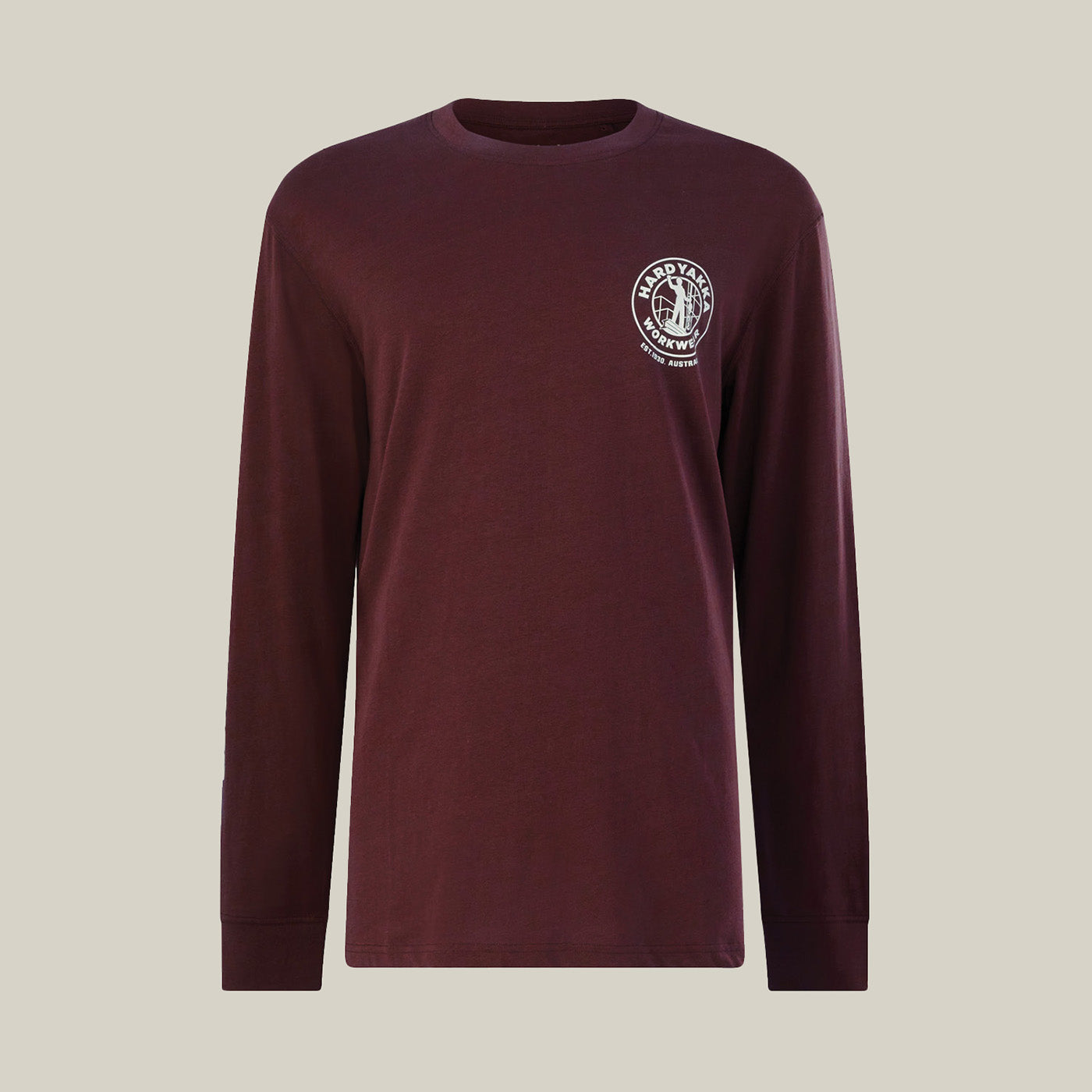 Hard Yakka Heritage Icon Men's Regular Fit Long Sleeve T-Shirt