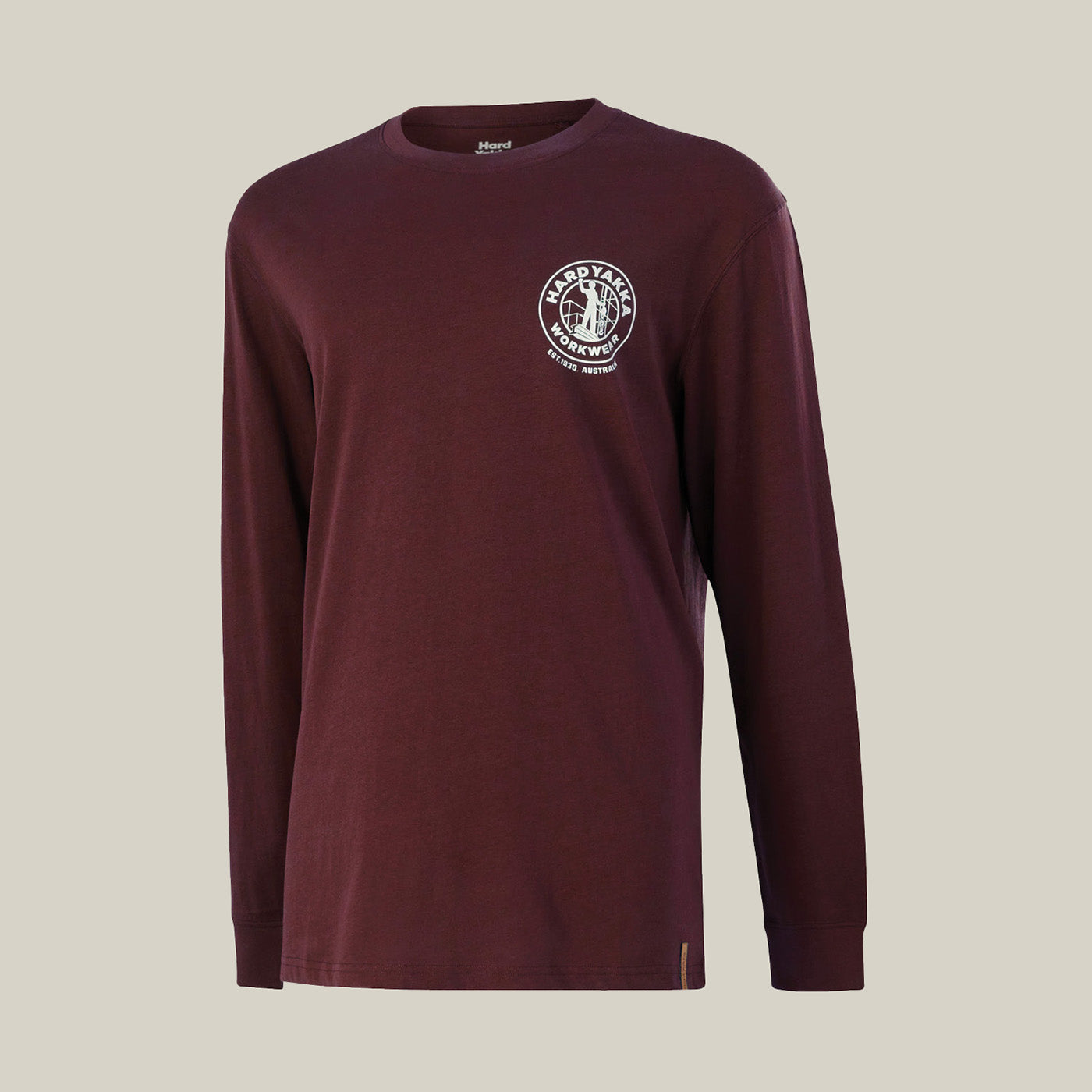 Hard Yakka Heritage Icon Men's Regular Fit Long Sleeve T-Shirt