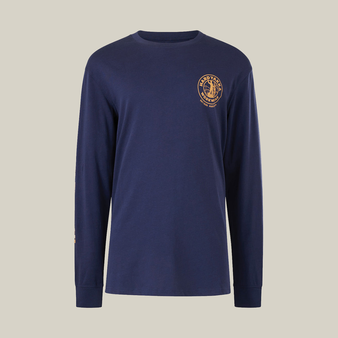 Hard Yakka Heritage Icon Men's Regular Fit Long Sleeve T-Shirt